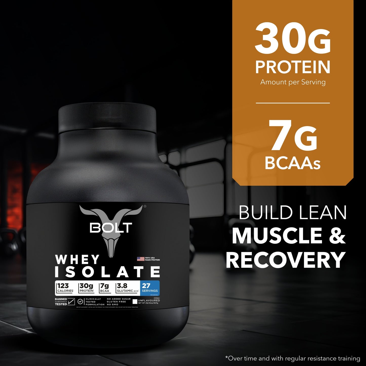 Unflavoured, build muscle & recovery
