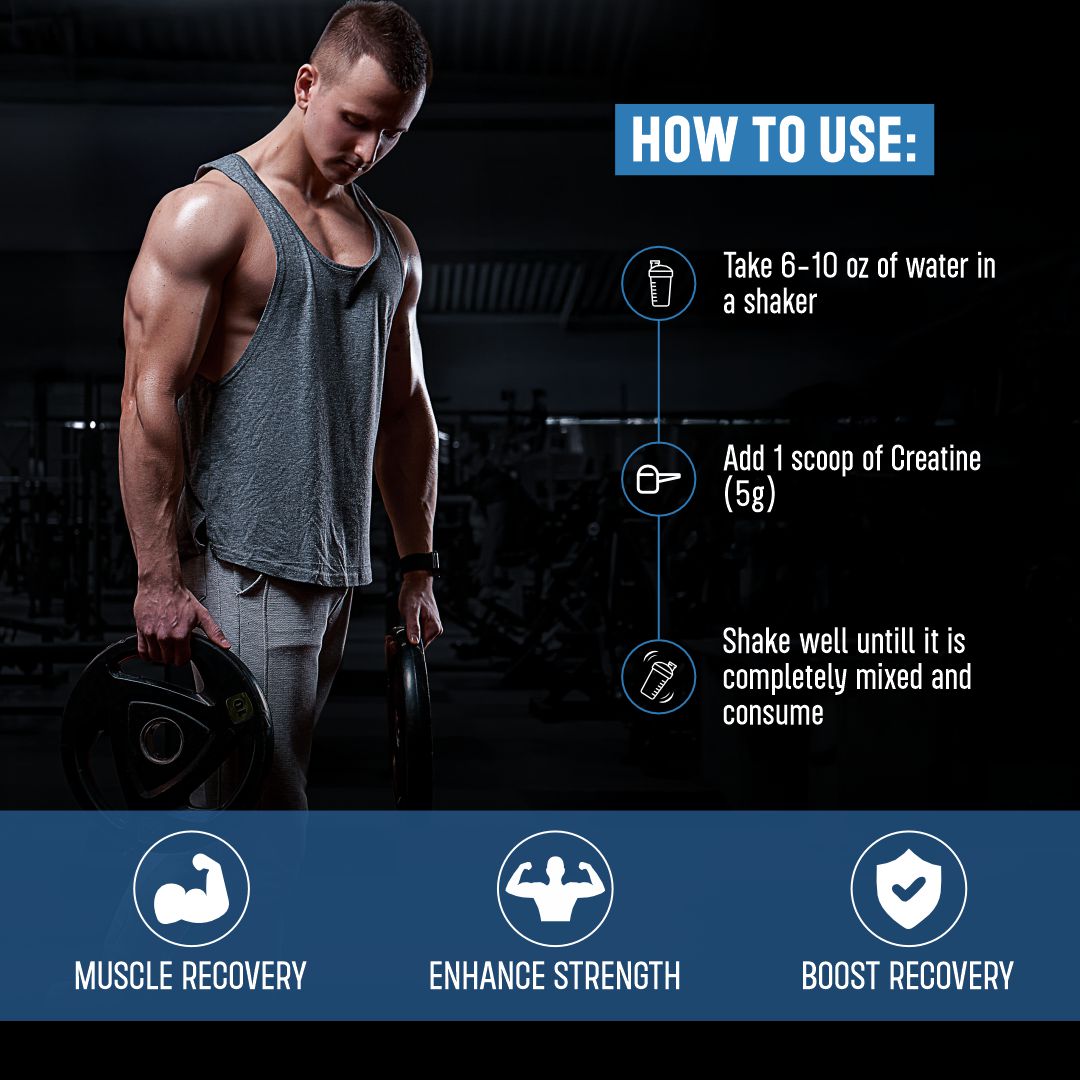 Bolt Micronized Creatine Monohydrate 3000 | With Superfood PHYCOCYANIN | USA Formulation & Origin