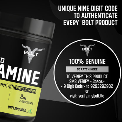Bolt nutrition Glutamine powder,unflavoured