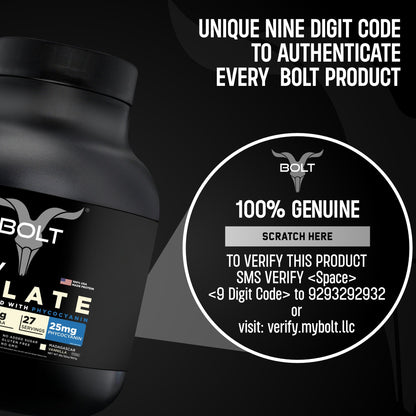 madagascar vanilla, bolt whey protein isolate