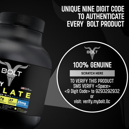 Bolt nutrition whey isolate protein