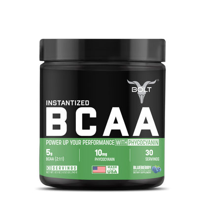 Bolt Instantized BCAA | 5g BCAAs in 2:1:1 Ratio | USA Formulation & Origin
