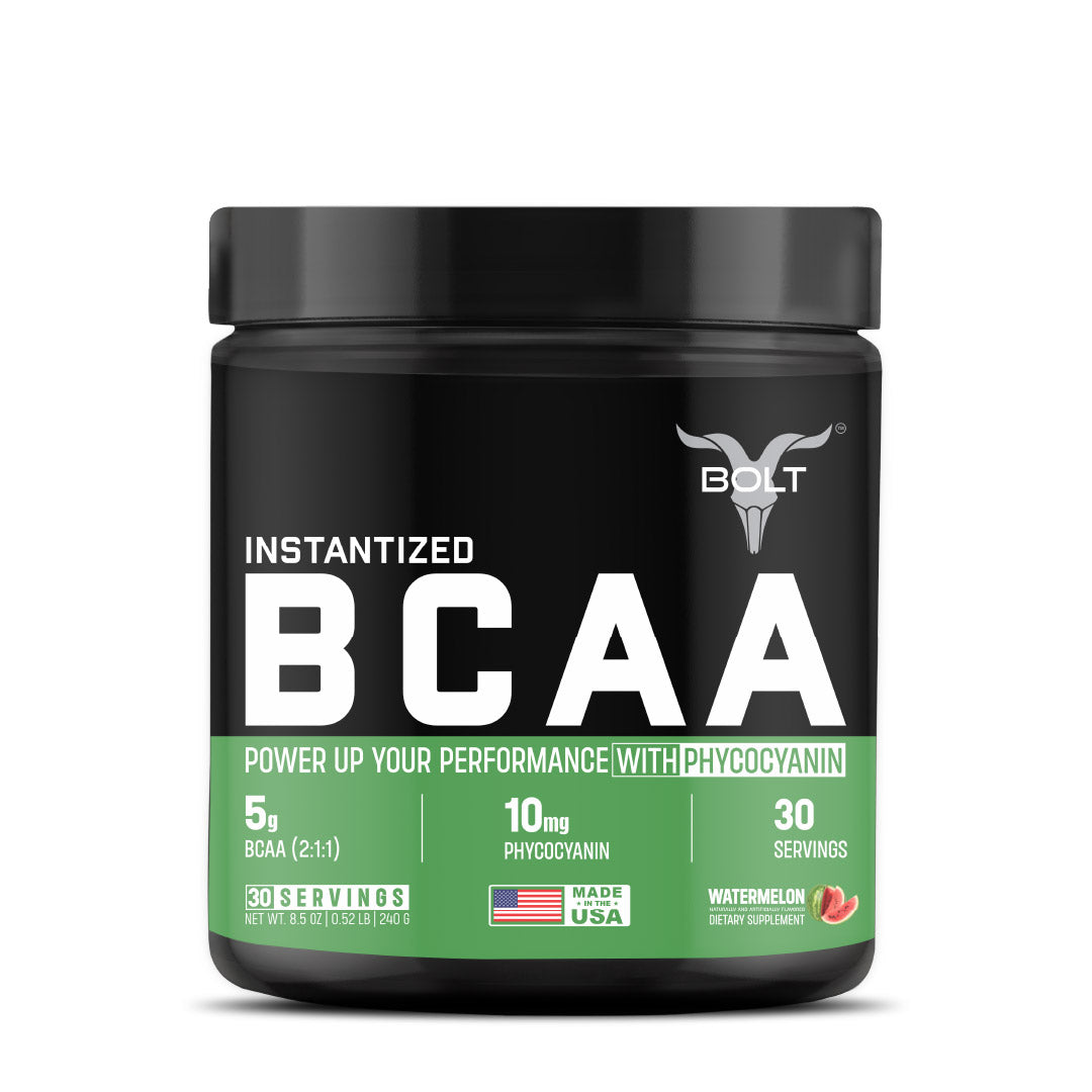 Bolt Instantized BCAA | 5g BCAAs in 2:1:1 Ratio | USA Formulation & Origin