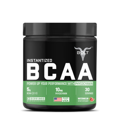 Bolt Instantized BCAA | 5g BCAAs in 2:1:1 Ratio | USA Formulation & Origin