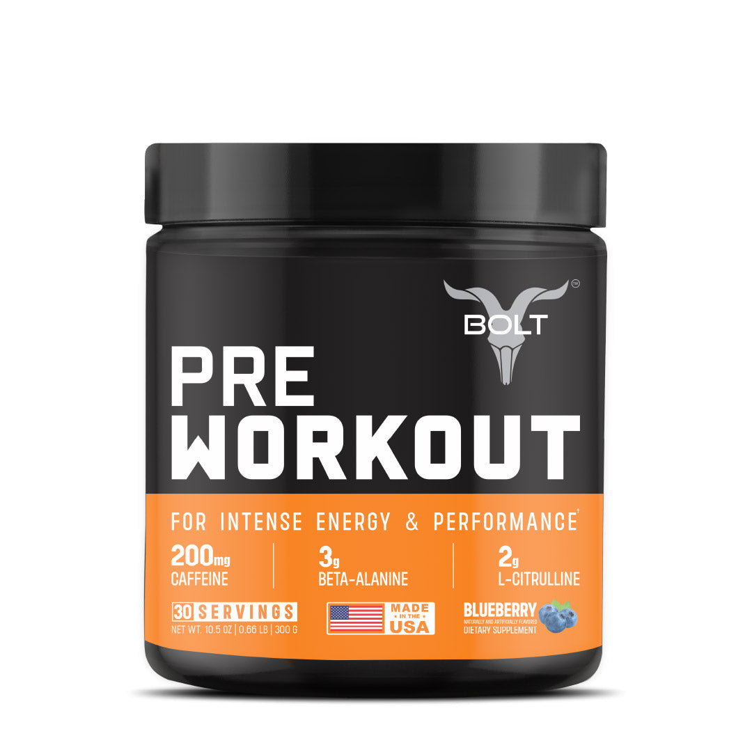 Bolt Pre-Workout Powder | For Energy, Focus, Power, Endurance & Performance